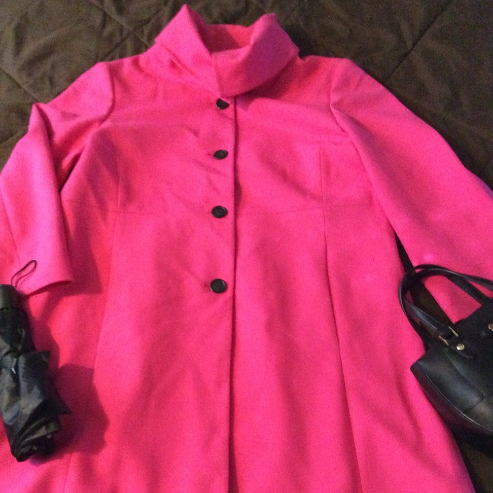 Jackie O inspired swing coat